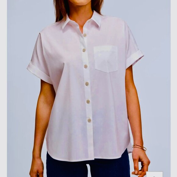 Foxcroft Tops - Foxcroft Percy Cotton Shirt